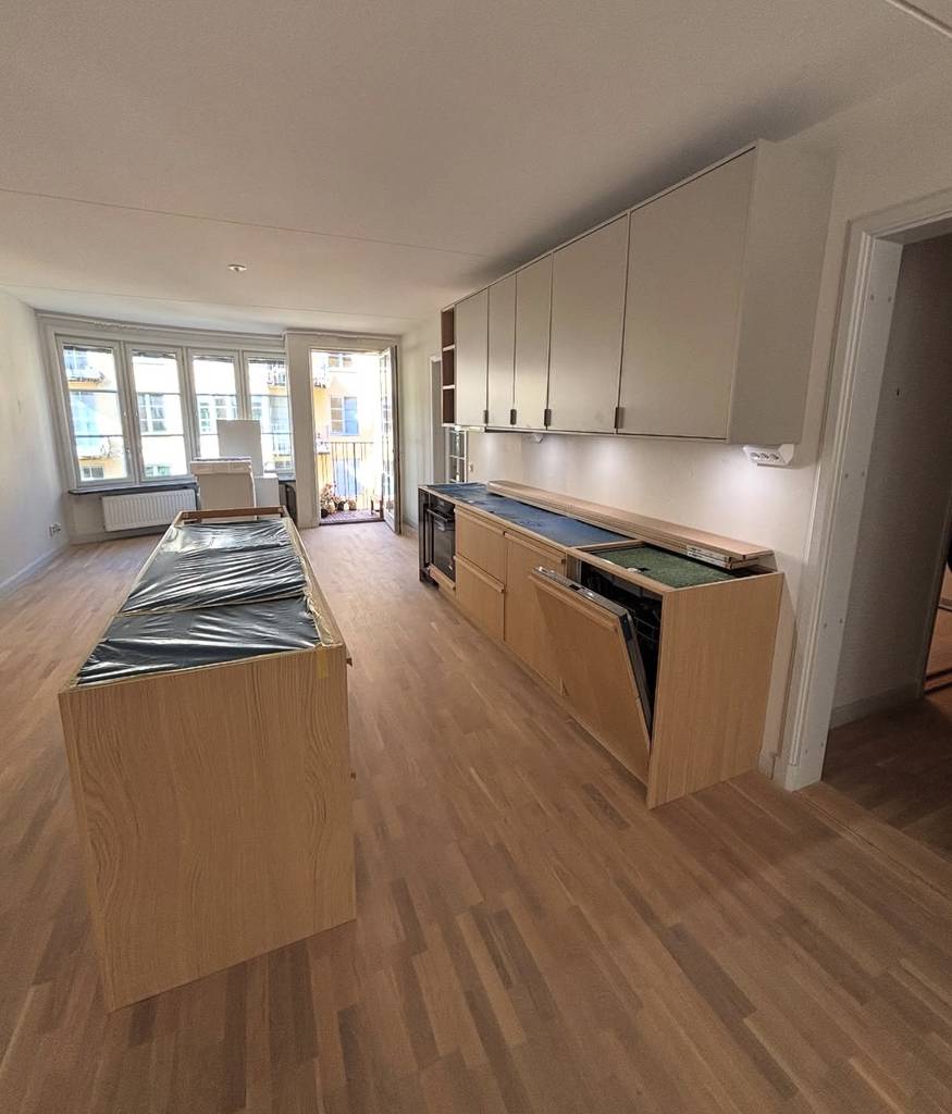 Bild 1 av referensprojekt Köksrenovering