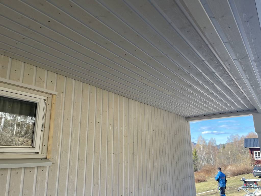 Bild 3 av referensprojekt Målning av hus