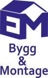 Em bygg & montage logotyp