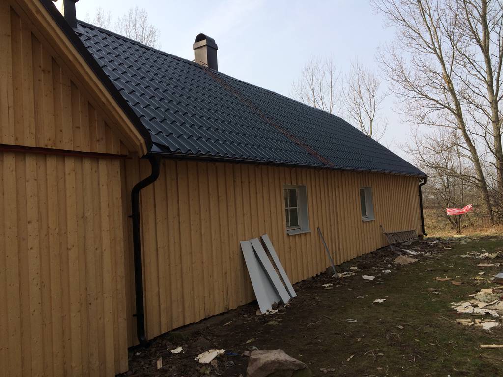 Bild 1 av referensprojekt tak och panelbyte