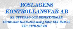 Roslagens Kontrollansvar AB logo
