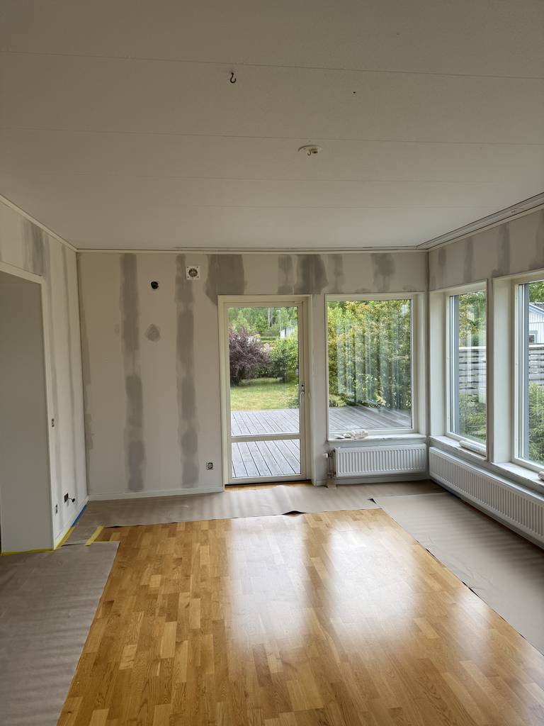 Bild 5 av referensprojekt Tapetsering Nyköping