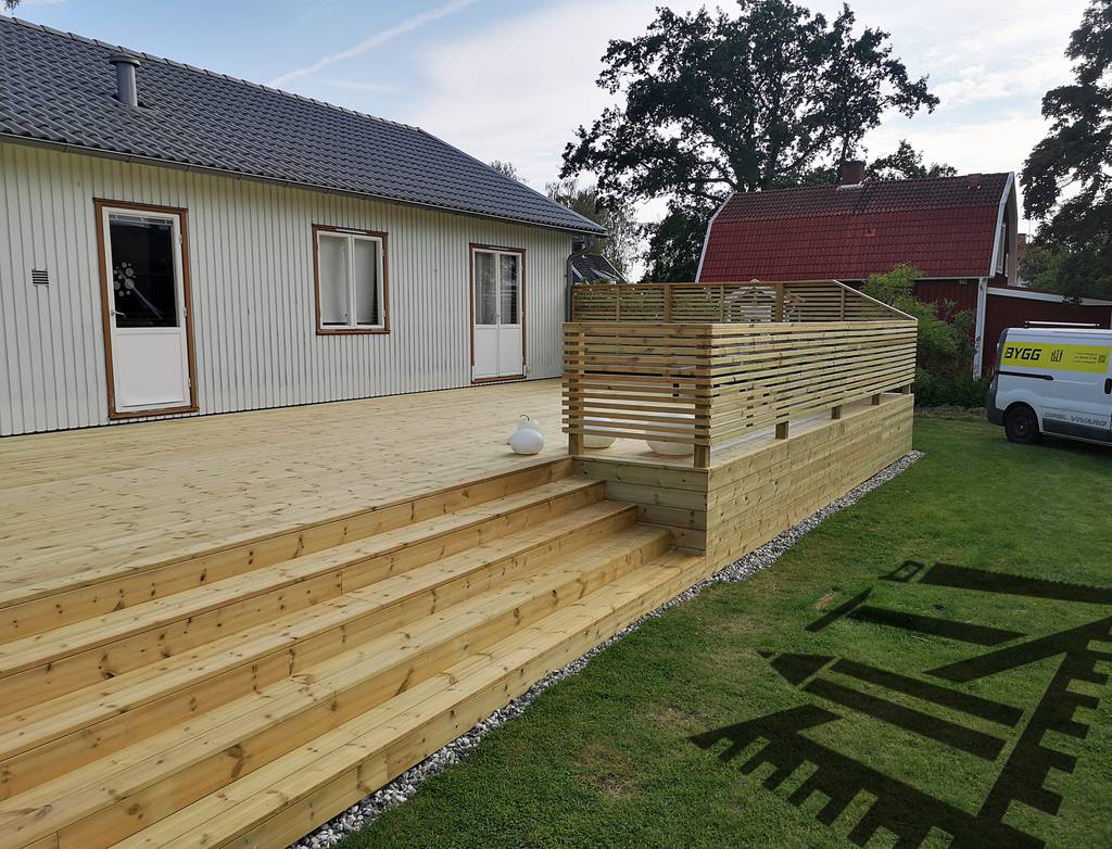 Bild 1 av referensprojekt Altanbygge