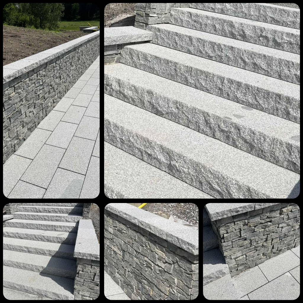 Bild 1 av referensprojekt Granitinstallation.