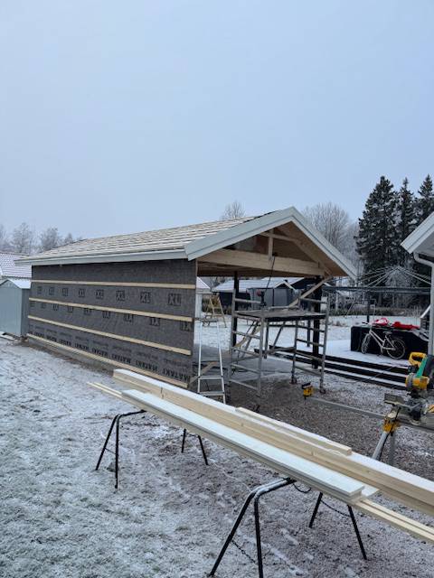 Bild 3 av referensprojekt Nyproduktion garage Vittinge