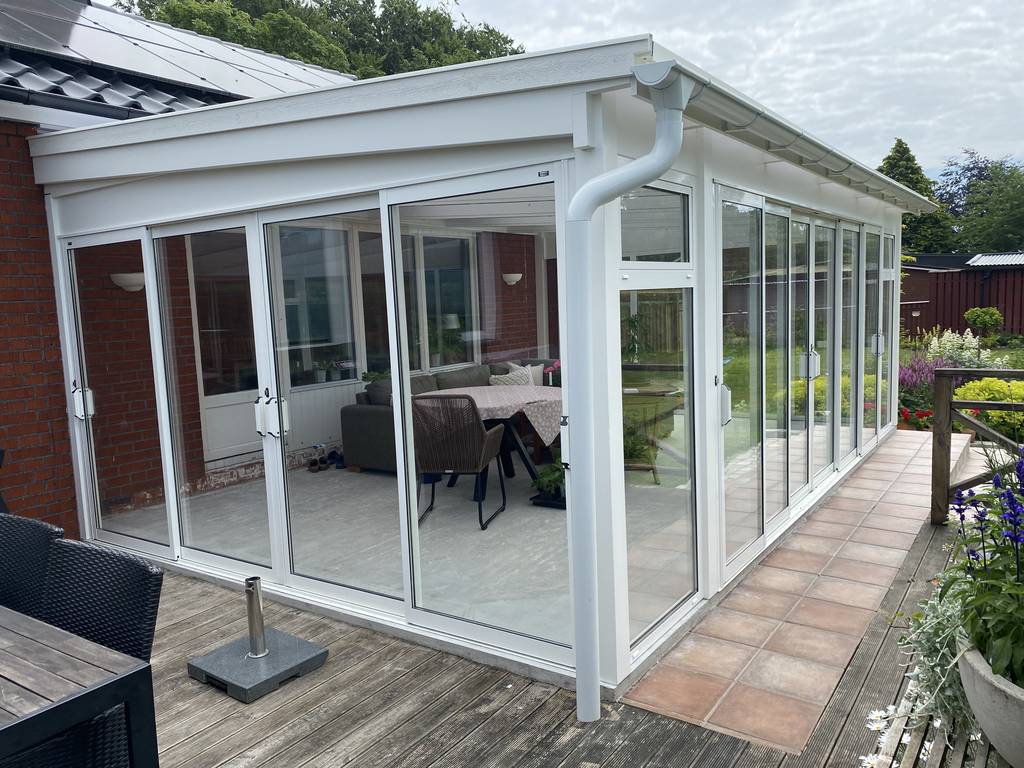 Bild 1 av referensprojekt Uterumsbygge Ystad