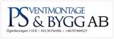 PS Ventmontage & Bygg AB logotyp