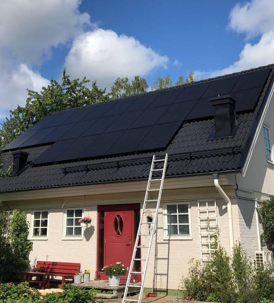 Bild 1 av referensprojekt Tak+Solceller