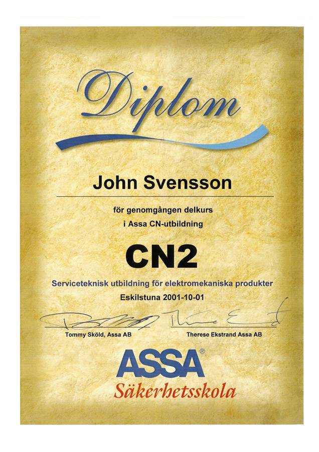 Bild 7 av referensprojekt Diplom och Certifikat