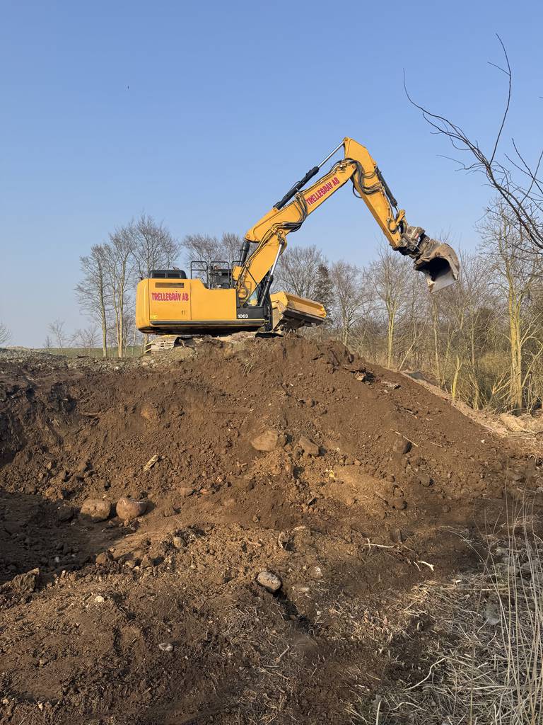 Bild 1 av referensprojekt Markarbeten åt Swedish Agro/Danish Agro