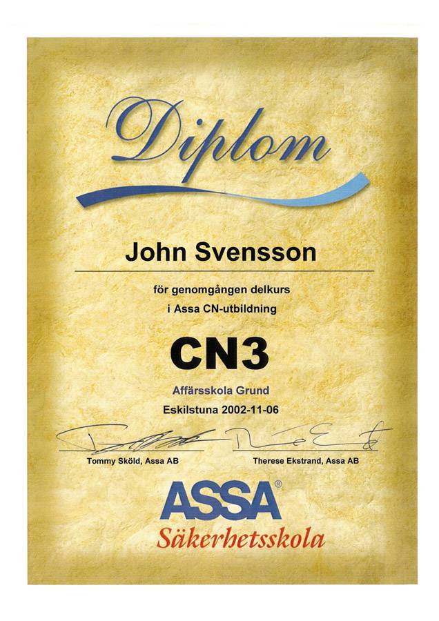 Bild 8 av referensprojekt Diplom och Certifikat