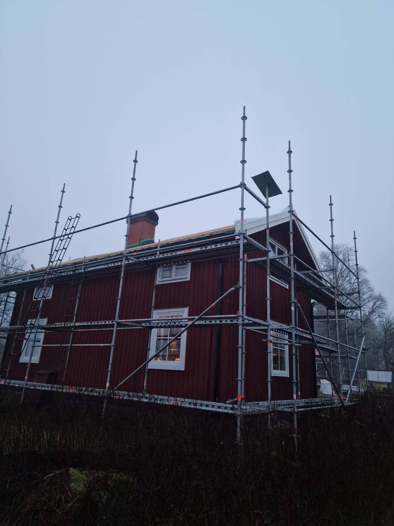 Bild 2 av referensprojekt Takrenovering I Malung