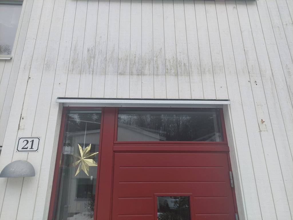 Bild 3 av referensprojekt Entrétak och fasadrenovering