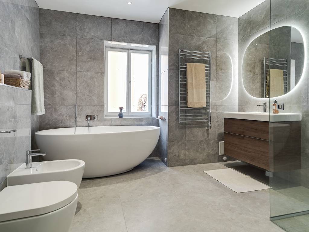 Bild 2 av referensprojekt Total badrumsrenovering, Vasastan