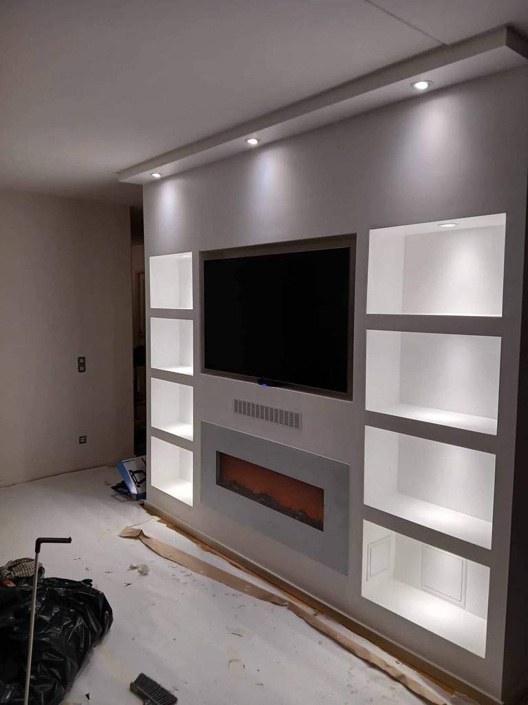 Bild 5 av referensprojekt Platsbyggd TV möbel