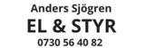 Anders Sjögren EL & STYR logotyp