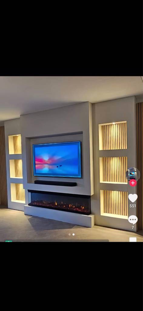 Bild 2 av referensprojekt Platsbyggd TV möbel