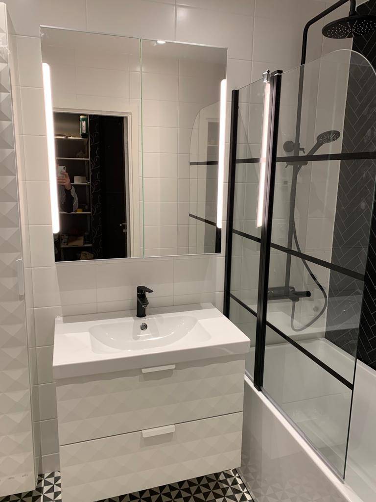 Bild 2 av referensprojekt Badrumsrenovering