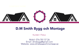 D.M Smith Bygg och Montage logotyp