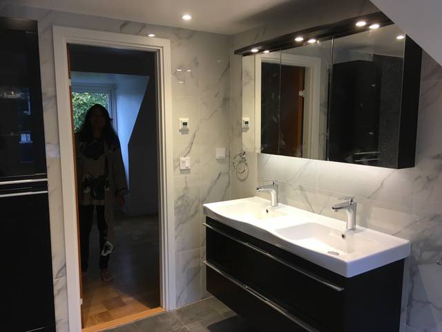 Bild 5 av referensprojekt Totalrenovering av badrum i en villa i Segeltorp