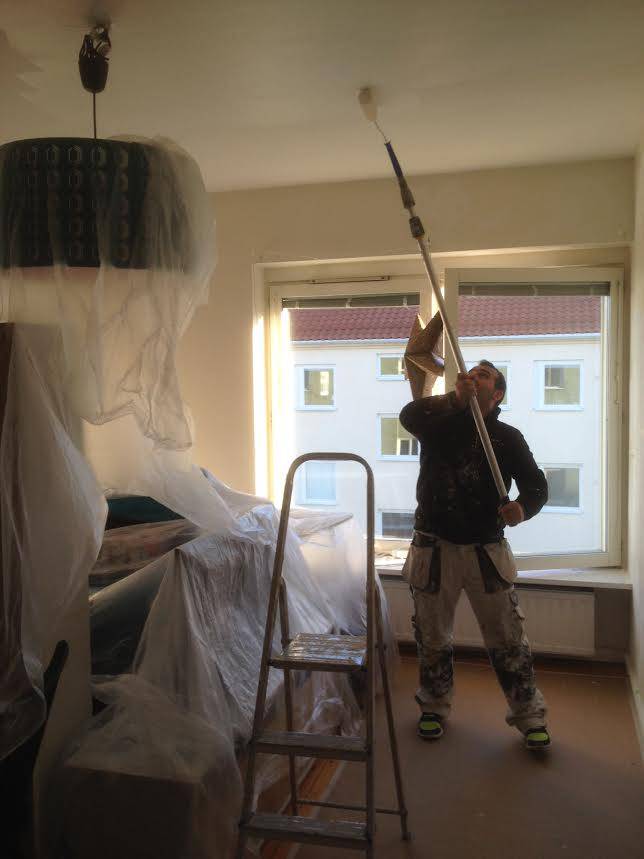 Bild 1 av referensprojekt Målning 65 kvadrat Helsingborg