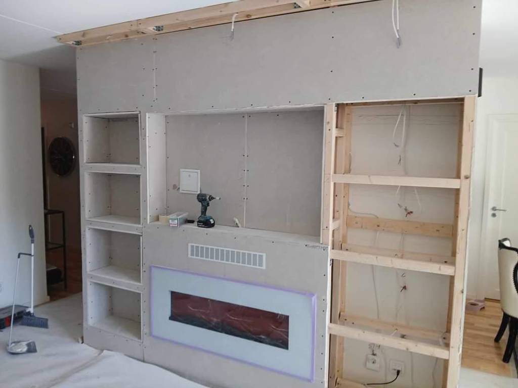 Bild 4 av referensprojekt Platsbyggd TV möbel