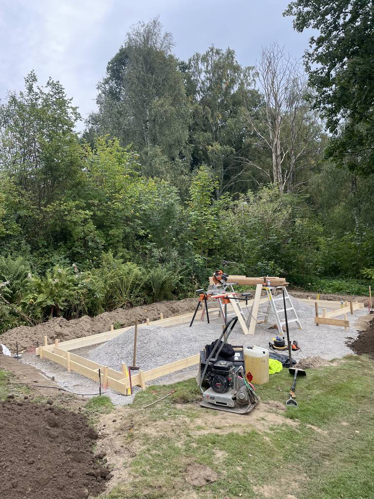 Bild 1 av referensprojekt Grund för orangeri