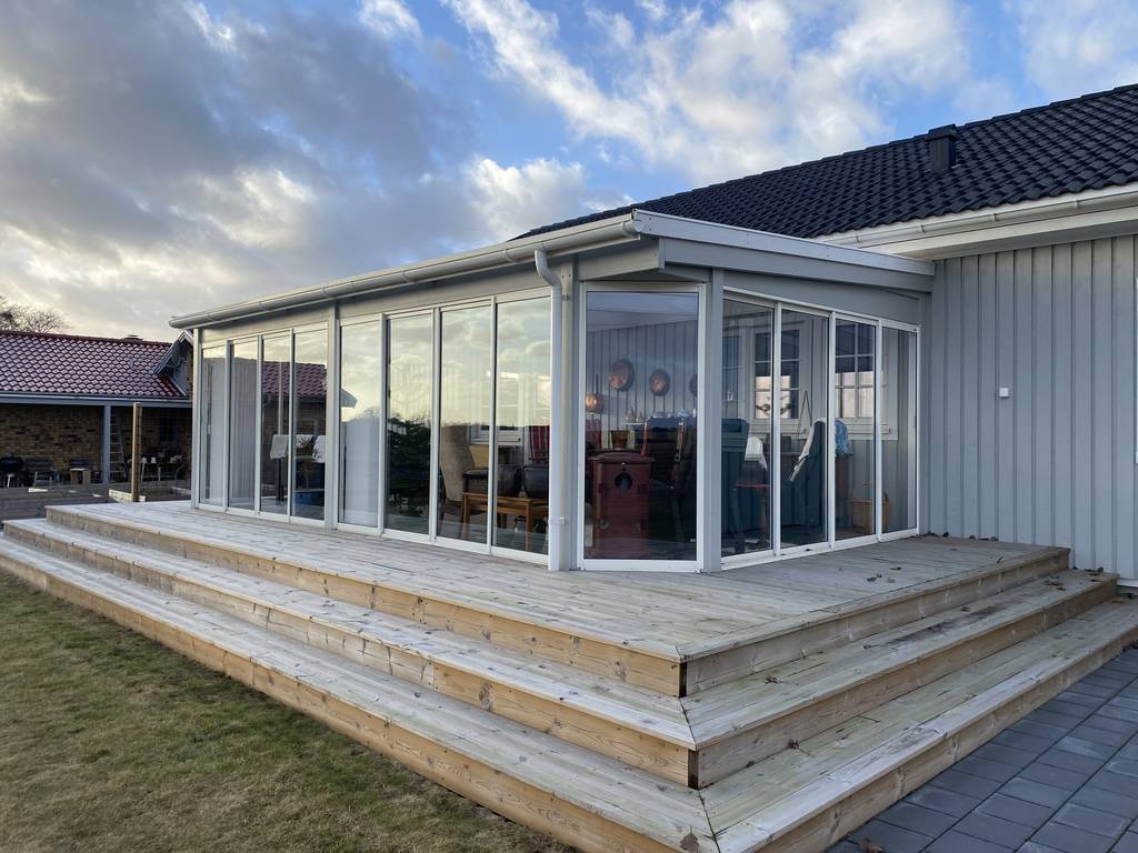 Bild 1 av referensprojekt Två uterum i Smedstorp