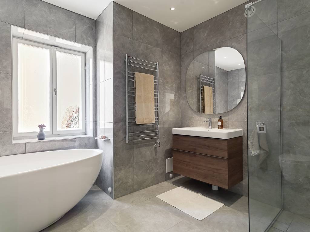 Bild 3 av referensprojekt Total badrumsrenovering, Vasastan