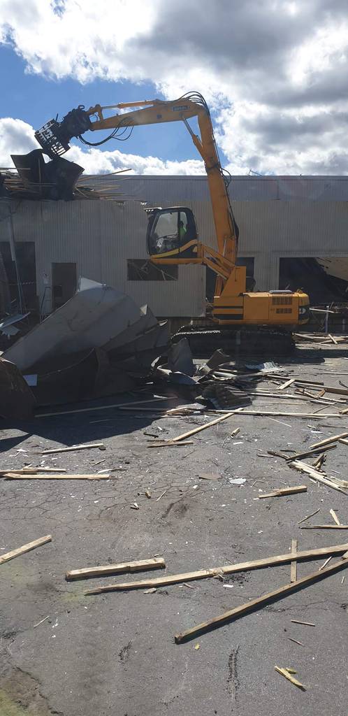 Bild 1 av referensprojekt Rivning gamle postterminalen Umeå