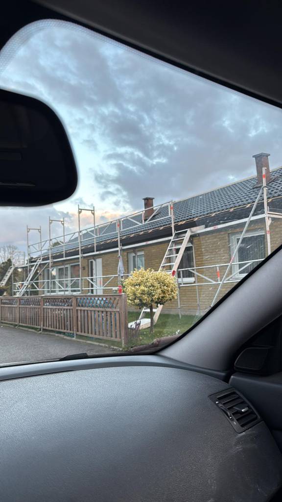 Bild 5 av referensprojekt Byta tak och fasadpanel.