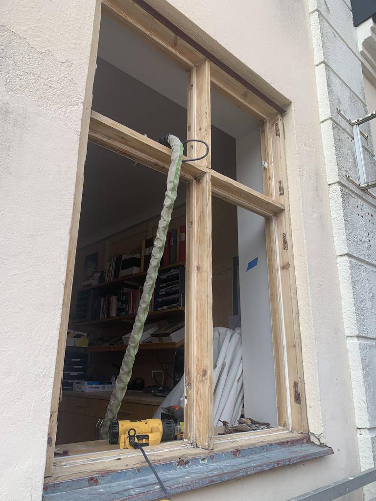 Bild 4 av referensprojekt Nyrenoverade flaggfönster i Tomelilla