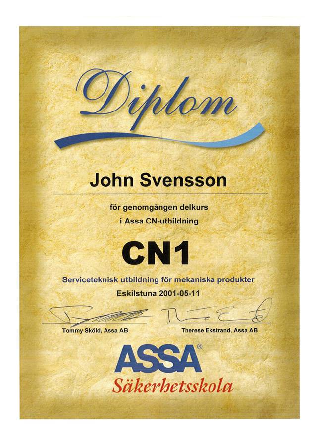 Bild 6 av referensprojekt Diplom och Certifikat