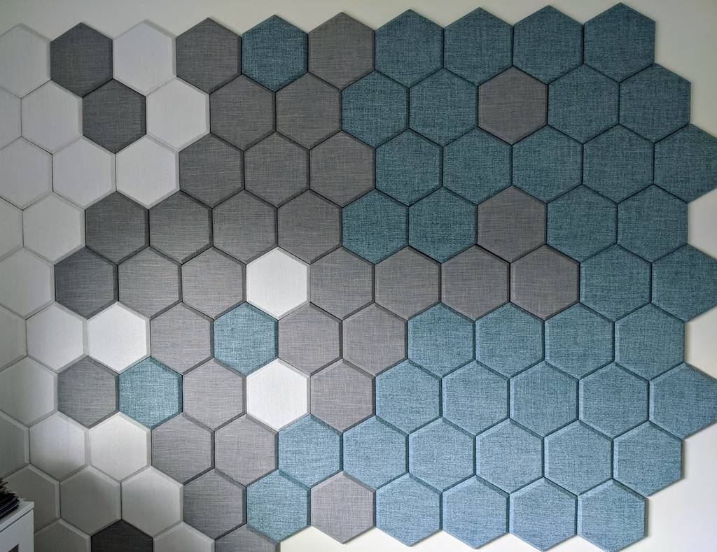Bild 1 av referensprojekt 3d Hexagon former.