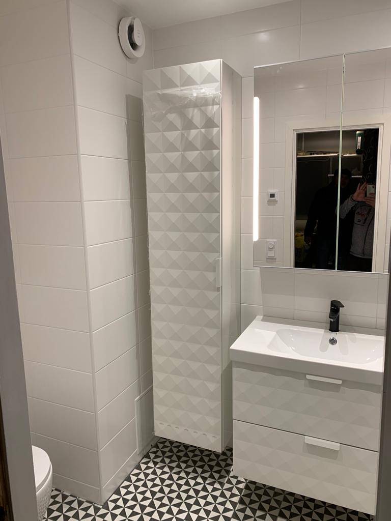 Bild 3 av referensprojekt Badrumsrenovering