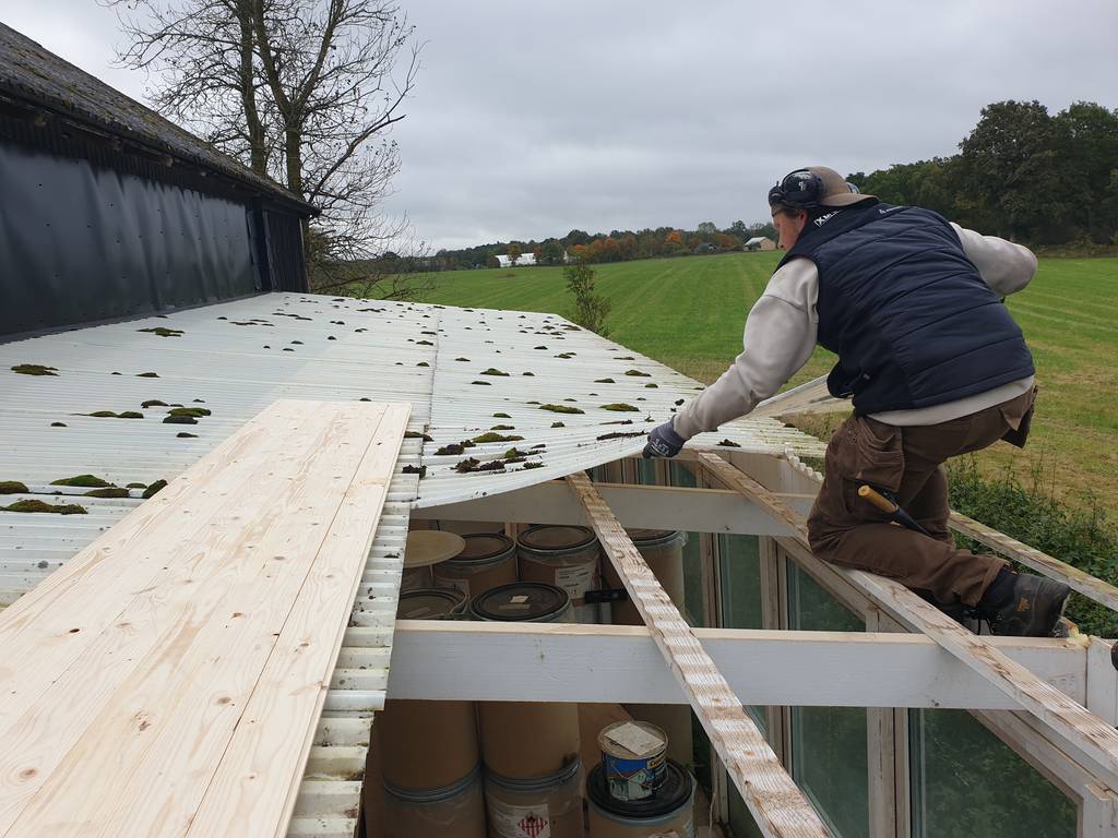 Bild 1 av referensprojekt Takbyte