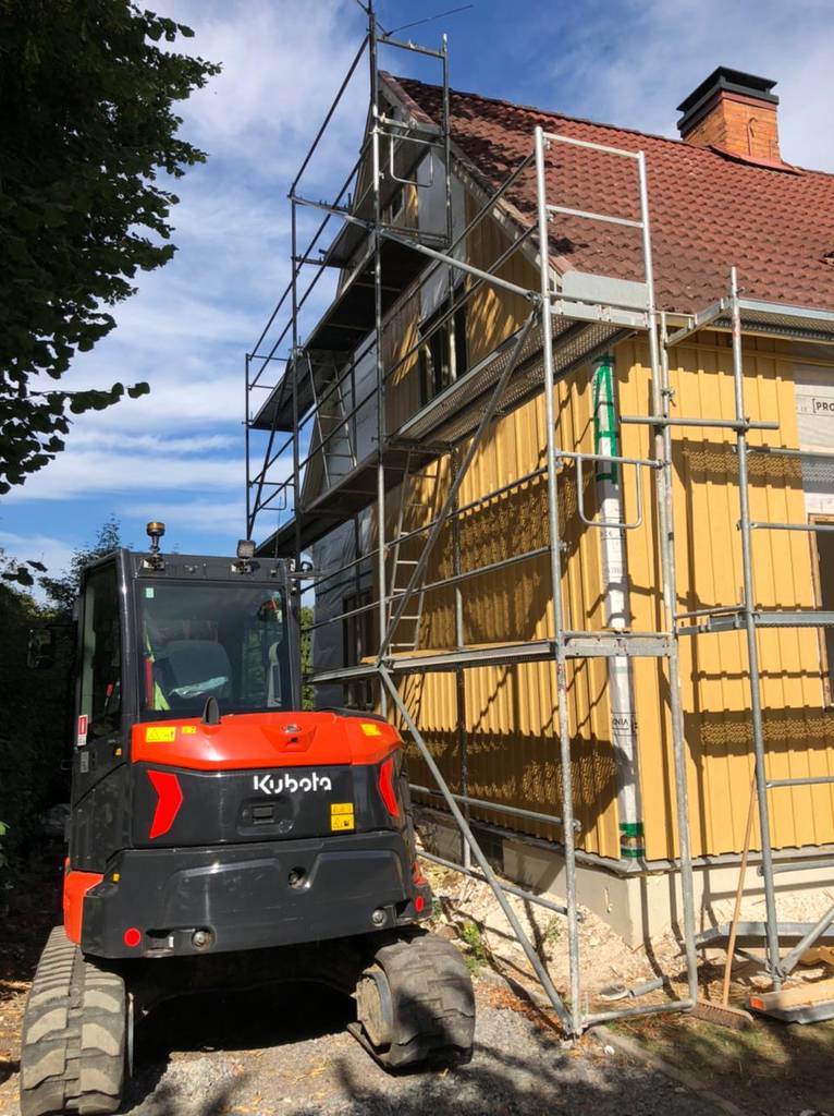 Bild 3 av referensprojekt Totalrenovering av villa med tillbyggnad