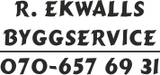 R.Ekwalls Byggservice AB logotyp