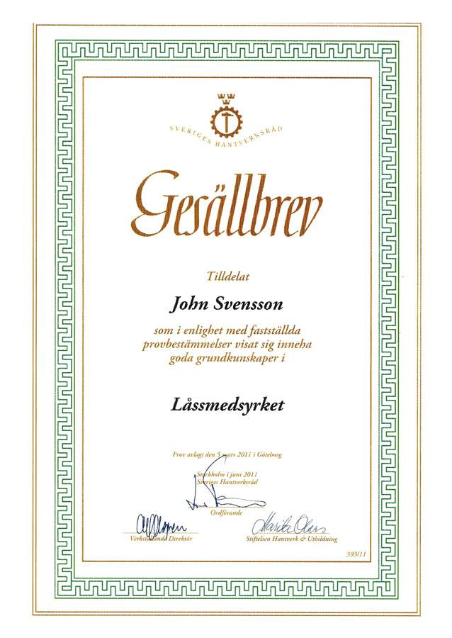 Bild 2 av referensprojekt Diplom och Certifikat