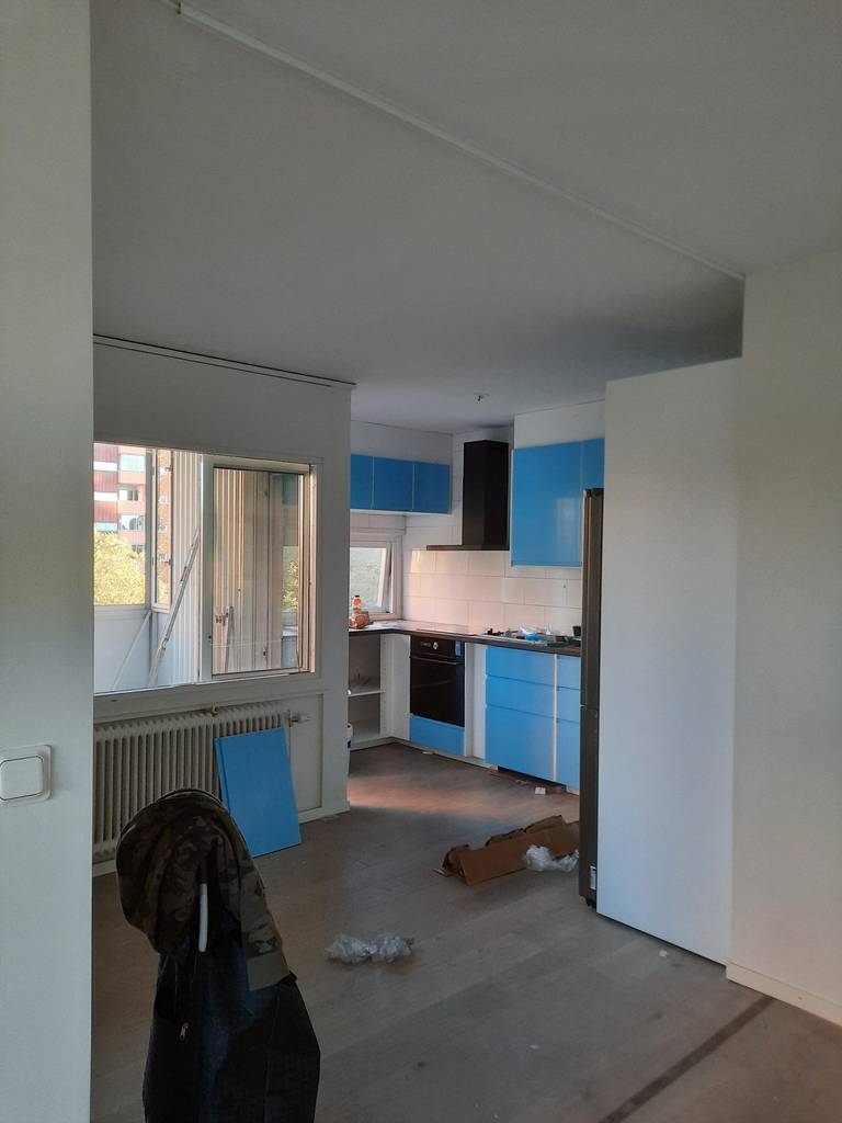Bild 2 av referensprojekt Totalrenovering av lägenhet.