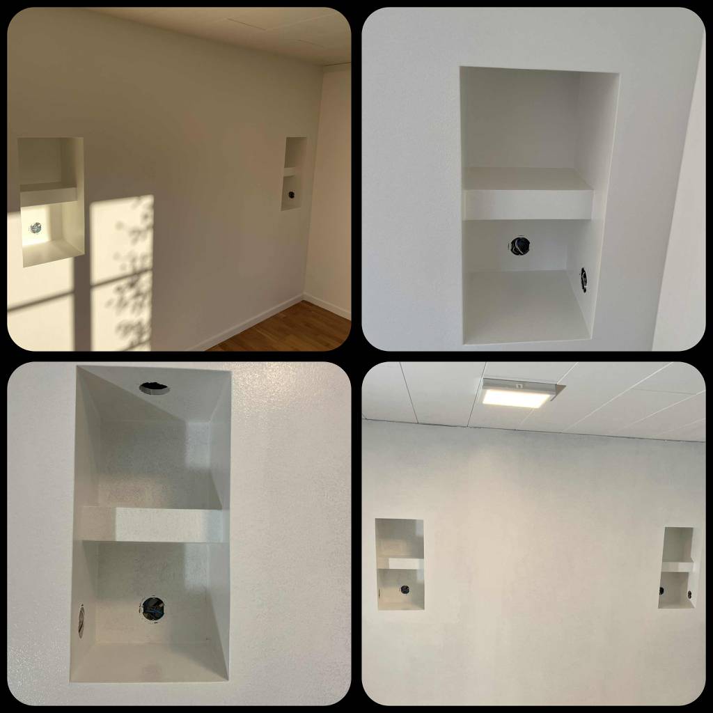 Bild 1 av referensprojekt Installation av väggnischer